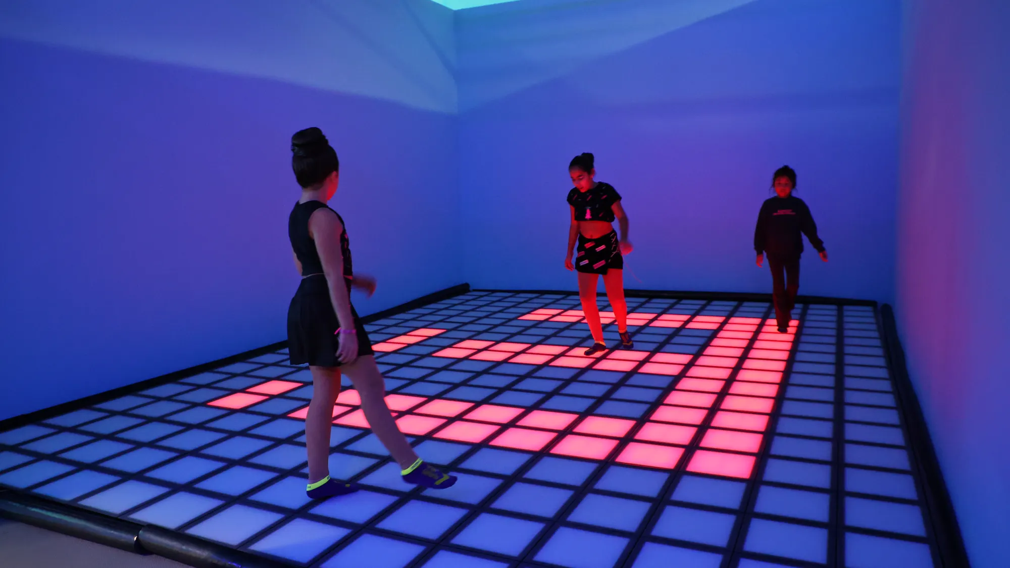 Suelo de luces Rubik’s Cube