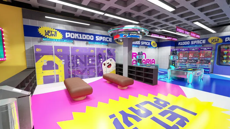 The Pokiddo reception and entrance